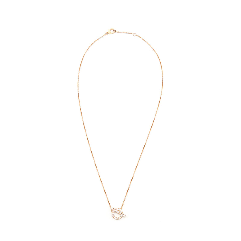 Hermes finesse Pendant Rosegold with Diamonds