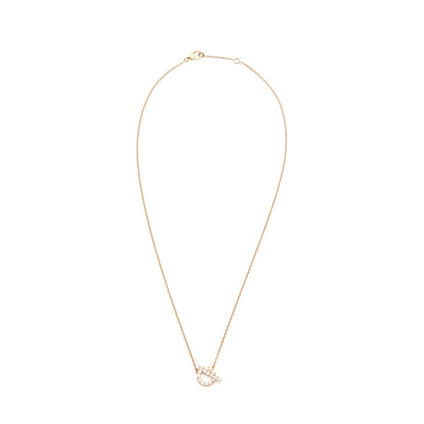 Hermes finesse Necklace Rosegold with Diamonds