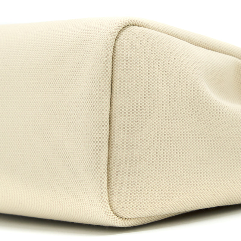 Hermes Herbag Zip 31 Bag Canvas Breton/Natural Sable/Nata SHW Stamp U