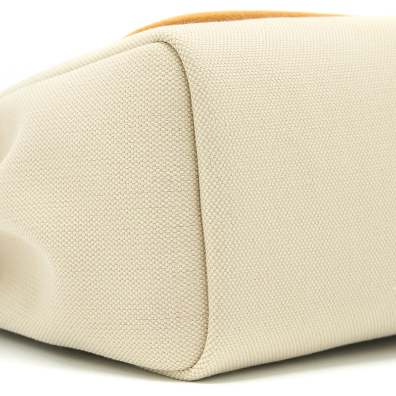 Hermes Herbag Zip 31 Bag Canvas Breton/Natural Sable/Nata SHW Stamp U