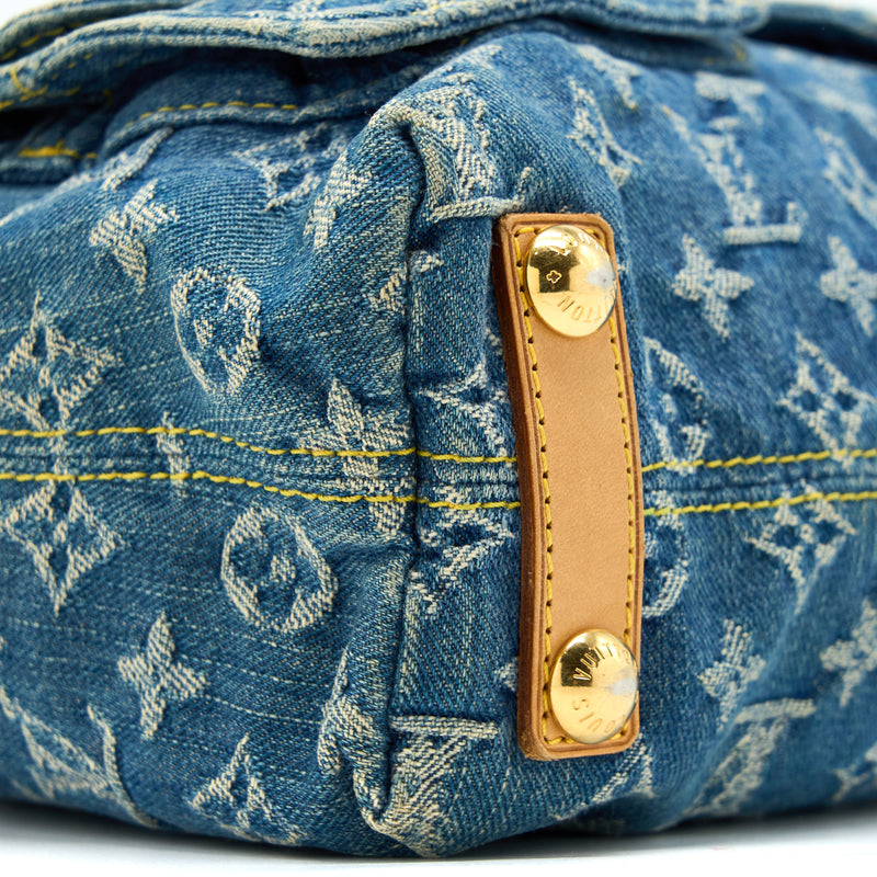 Louis Vuitton pre-owned Monogram Denim Zipped Handbag - Farfetch