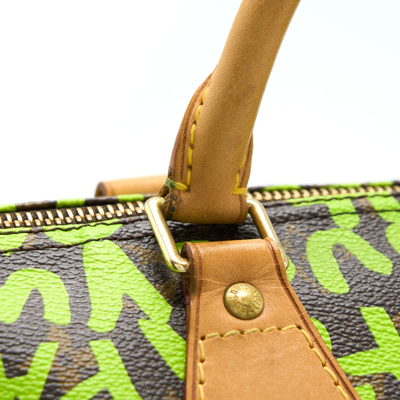 Louis Vuitton Speedy 30 Graffiti Stephen Sprouse Limited Edition With An Extra Strap