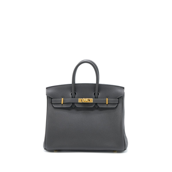 Hermes Birkin 25 Togo Graphite GHW Stamp A