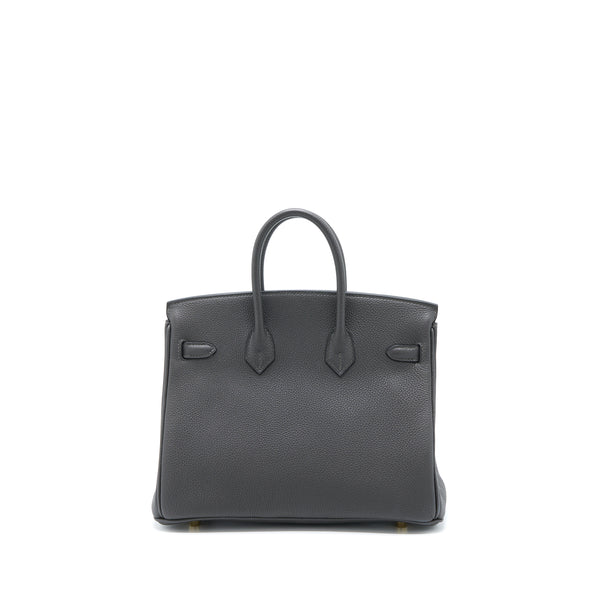 Hermes Birkin 25 Togo Graphite GHW Stamp A