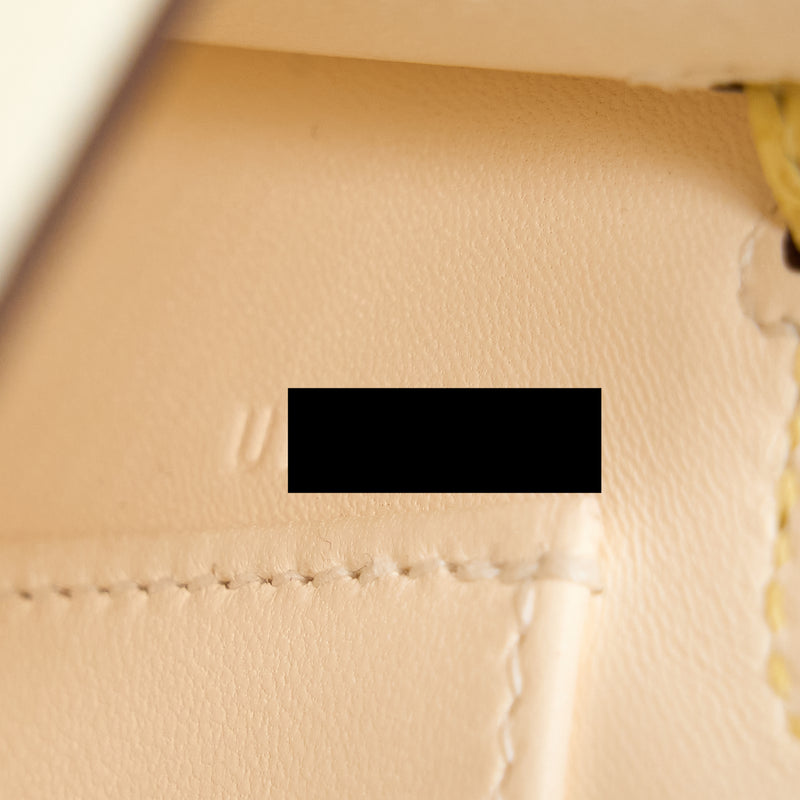 Hermes Mini Kelly II 20cm Epsom Nata / Sesame / Iaune Poussin SHW