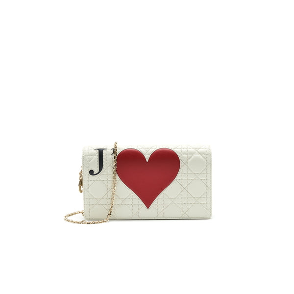 Dior J'adior love lady Dior Pouch with Chain