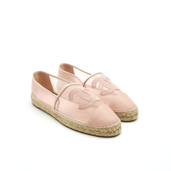 Chanel Espadrilles Light Pink Size 40