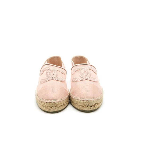 Chanel Espadrilles Light Pink Size 40