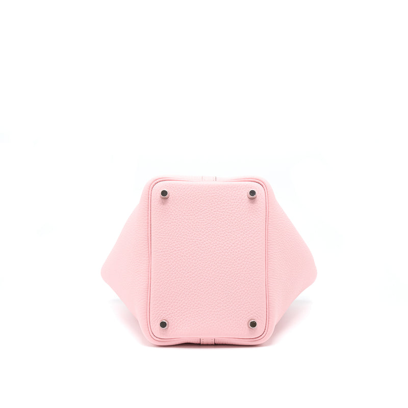 Hermes Picotin 18 Lock Bag Clemence 3Q Rose Sakura SHW Stamp U