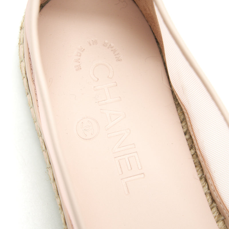 Chanel Espadrilles Light Pink Size 40