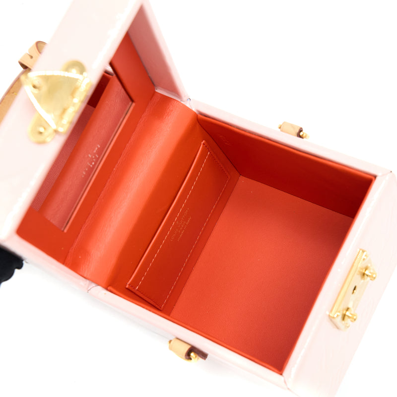 Louis Vuitton Monogram Vernis Bleeker Box - Red Handle Bags