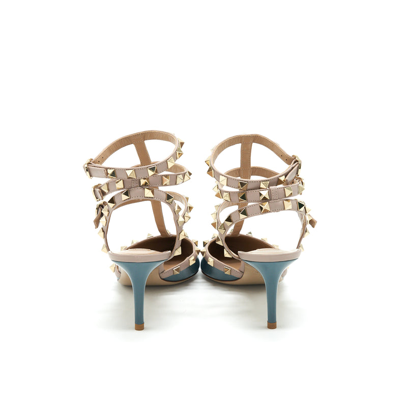 VALENTINO GARAVANI ROCKSTUD CAGED PUMP 65MM SIZE40