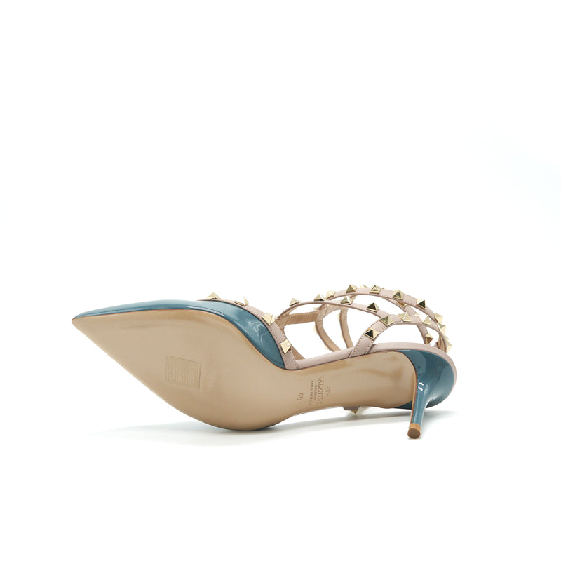 VALENTINO GARAVANI ROCKSTUD CAGED PUMP 65MM SIZE40
