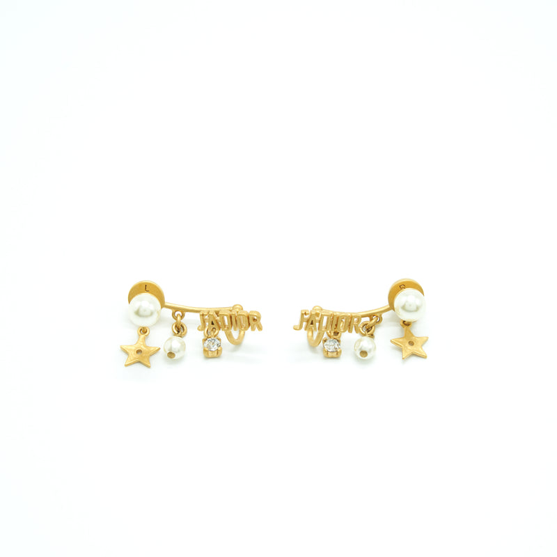 Dior J'aDior And Mini Pearl Earrings