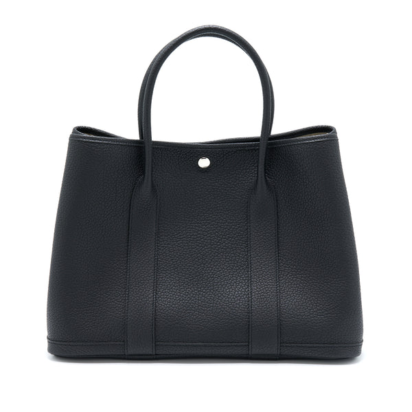 Hermes Garden Party 36 Negonda Black SHW Stamp Y
