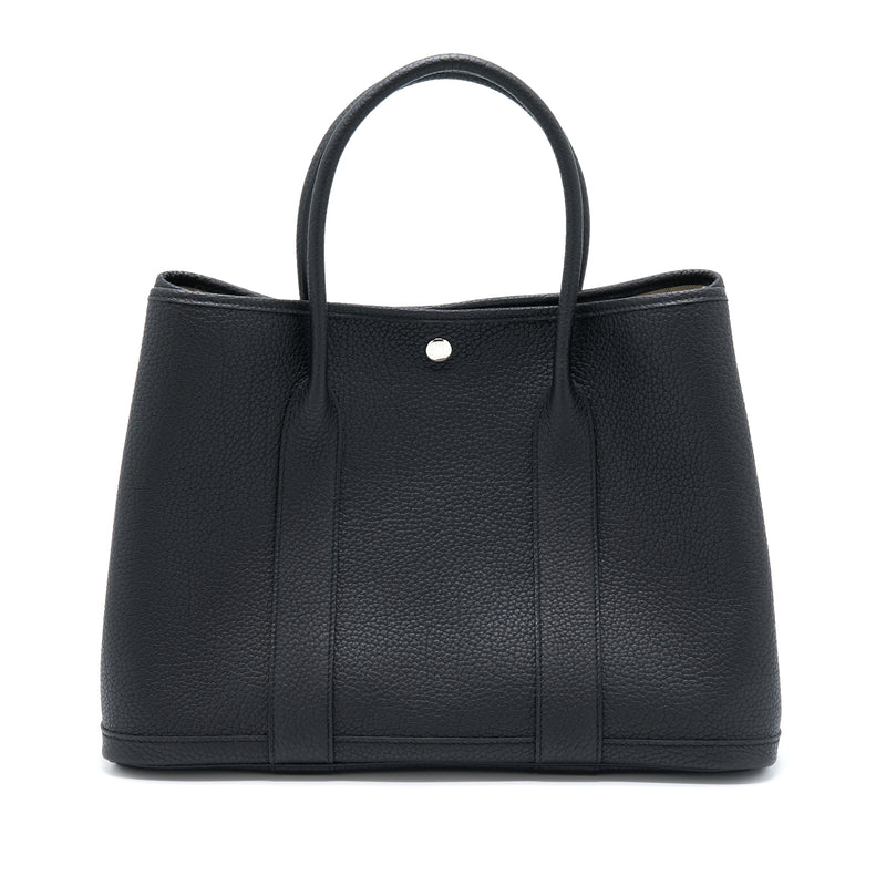 Hermes Garden Party 36 Negonda Black SHW Stamp Y