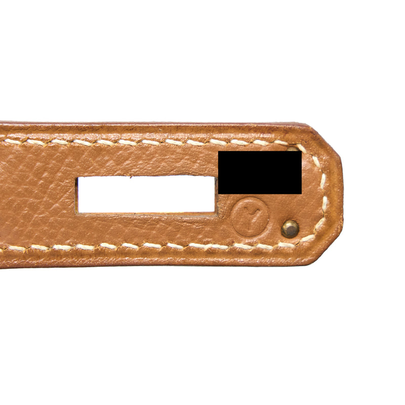 Hermes Kelly 32 Sellier Epsom Gold GHW Stamp Circle Y