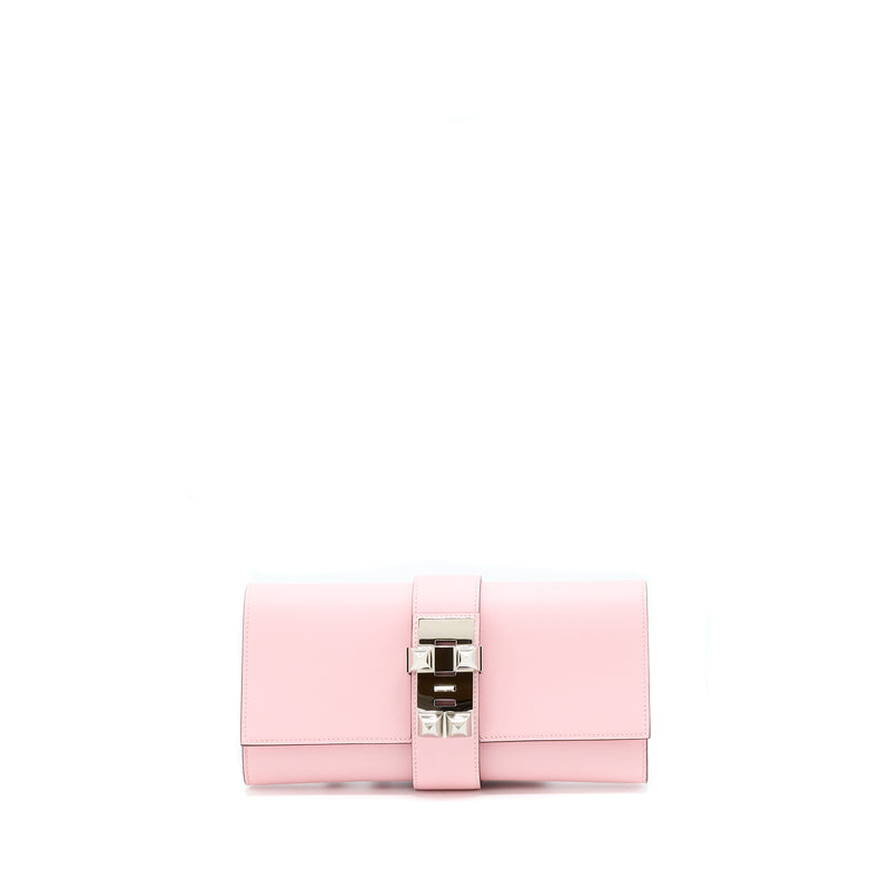 Hermes Pochette Medor 23 Swift Rose Sakura SHW Stamp D