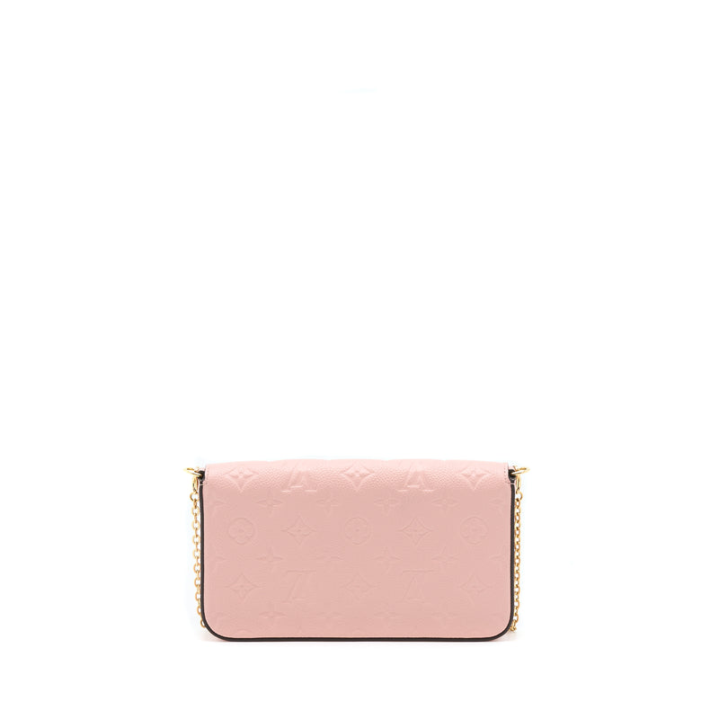 Louis Vuitton Felicia Pochette Monogram Empreinte Rose Pounder GHW