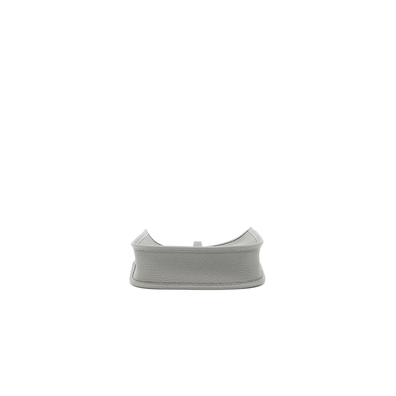 Hermes Mini Evelyn Clemence Gris Meyer GHW Stamp U