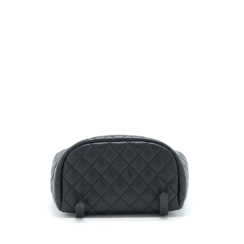 Chanel Quilted Backpack Calfskin Black GHW