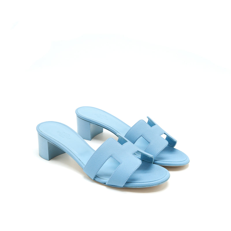 Hermes Size38 Oasis Sandle Blue