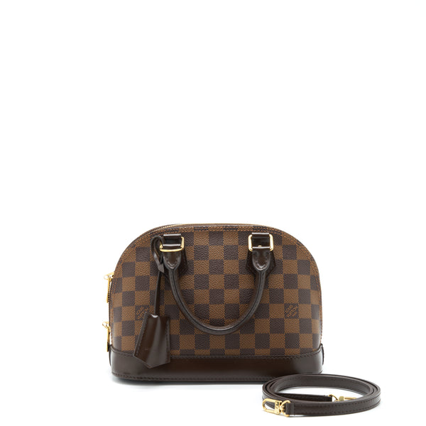 Louis Vuitton Alma BB Damier Ebene Canvas GHW