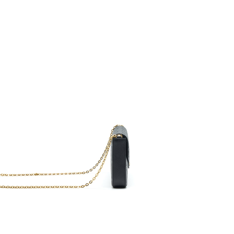 Louis Vuitton Felicie Pochette Monogram Empreinte Cream in Leather with  Gold-tone - US