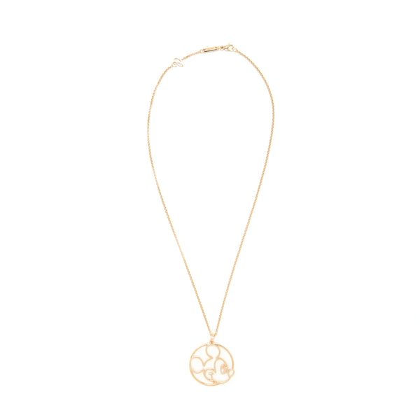 Chopard Happy Mickey Pendant Necklace in Rose Gold