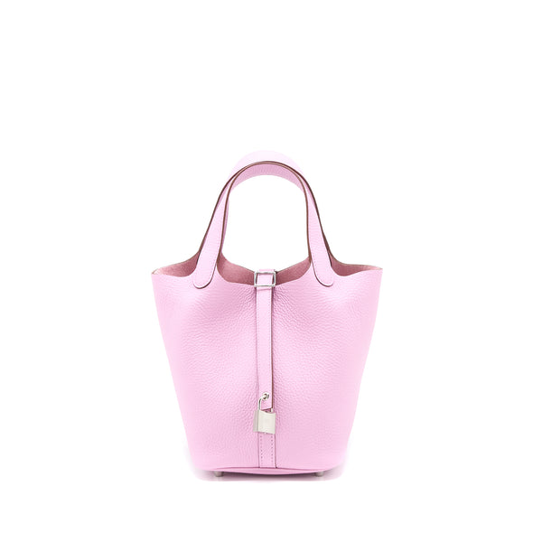 Hermes Picotin 18 Lock Bag Clemence X9 Mauve Sylve SHW Stamp U