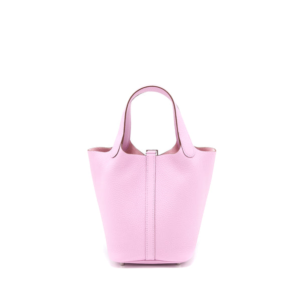 Hermes Picotin 18 Lock Bag Clemence X9 Mauve Sylve SHW Stamp U