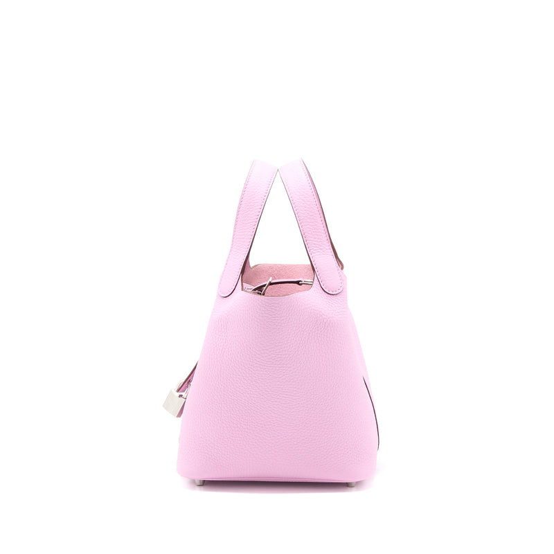 Hermes Picotin 18 Lock Bag Clemence X9 Mauve Sylve SHW Stamp U