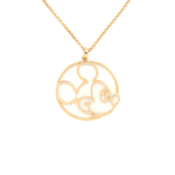 Chopard Happy Mickey Pendant Necklace in Rose Gold