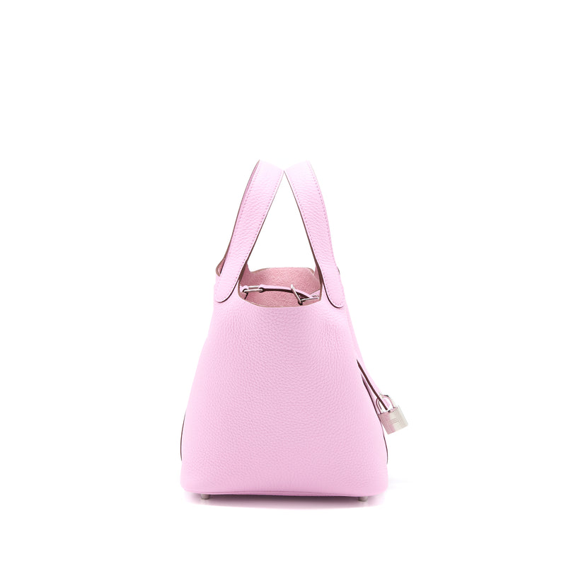 Hermes Picotin 18 Lock Bag Clemence X9 Mauve Sylve SHW Stamp U