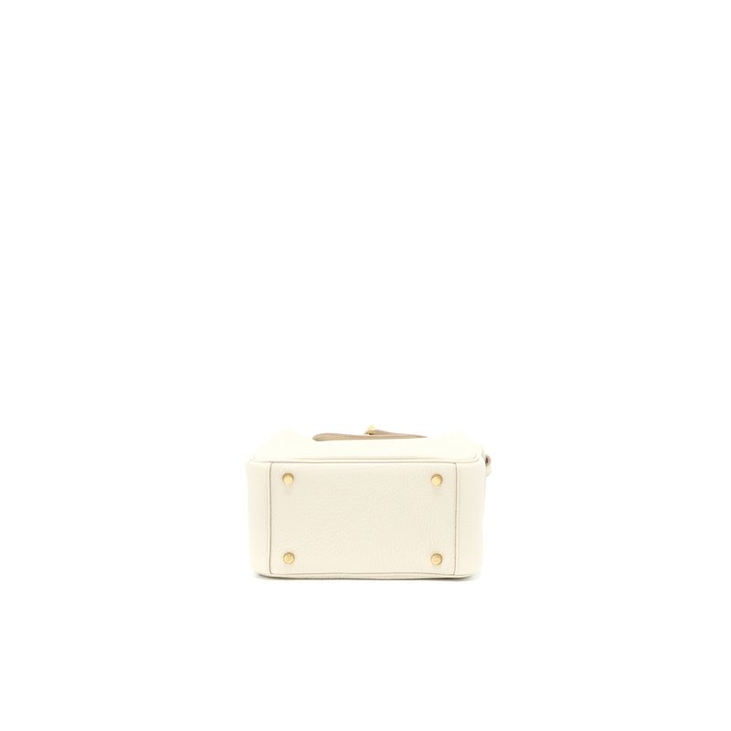 Hermes Mini Lindy Clemence Beton GHW Stamp U