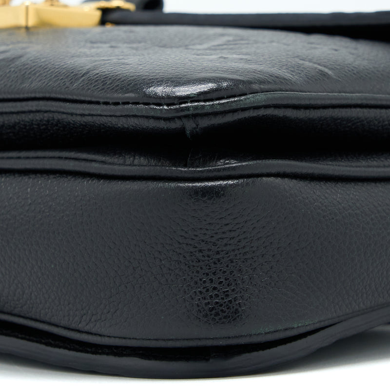 Louis Vuitton Pochette Métis Monogram Empreinte Black GHW
