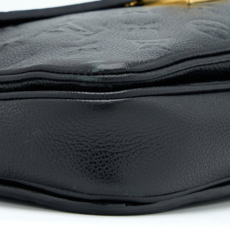 Louis Vuitton Pochette Métis Monogram Empreinte Black GHW