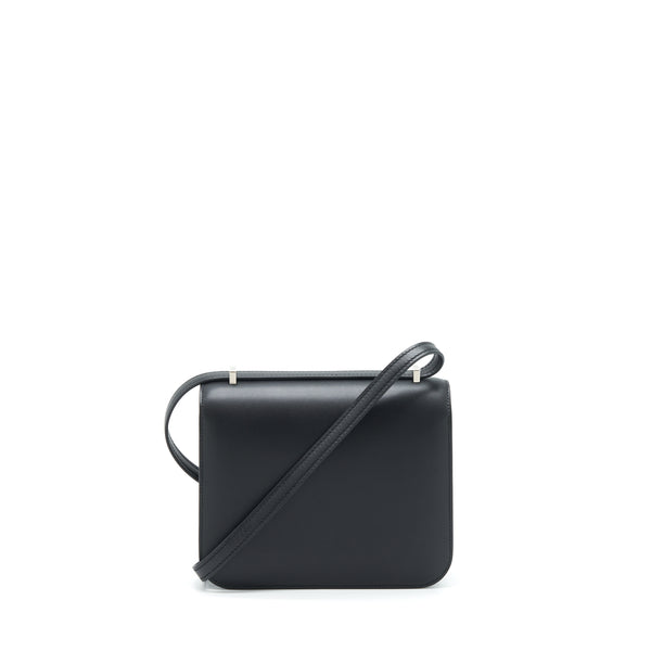 Hermes Mini Constance Monsteur Leather Lizard Buckle Black/ Ombre SHW Stamp Y