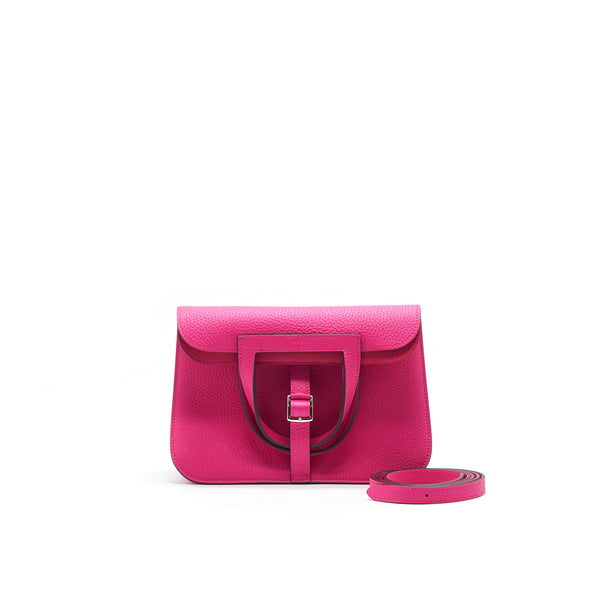 Hermes Halzan 25 Bag rose Shocking/ Framboise