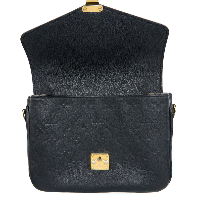 Louis Vuitton Pochette Métis Monogram Empreinte Black GHW