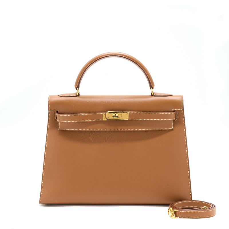 Hermes Epsom Kelly Sellier 32 Gold