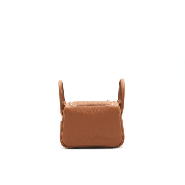 HERMES MINI LINDY GOLD SHW STAMP Z