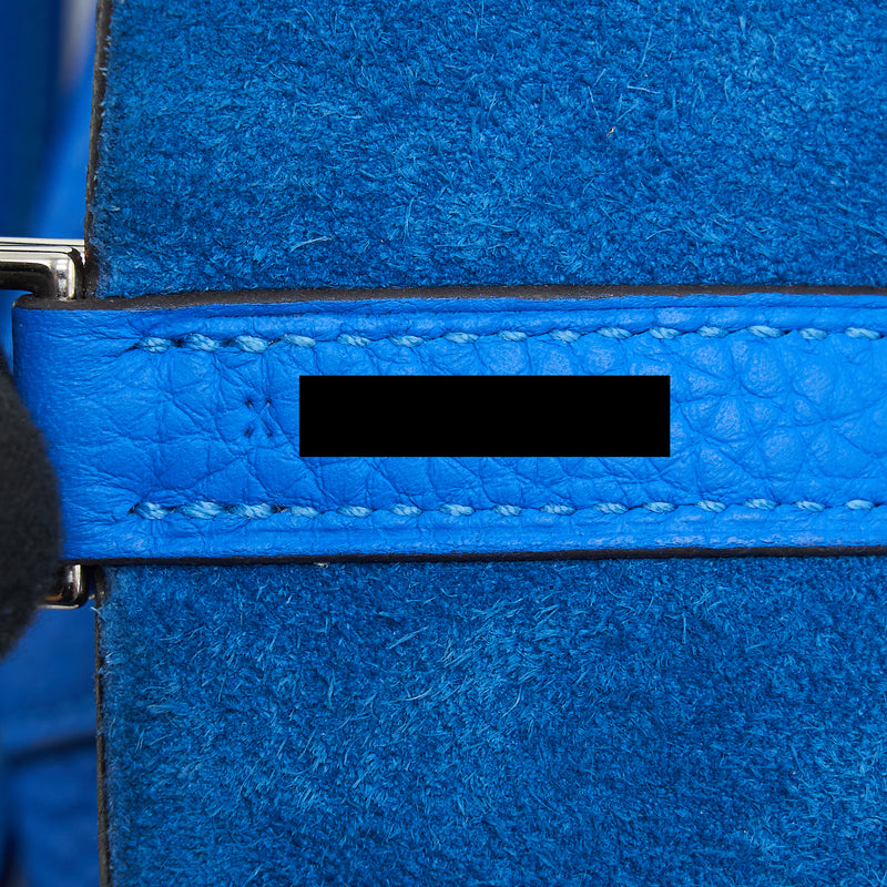Hermes Picotin 22 Lock Bag Bright Blue SHW Stamp X