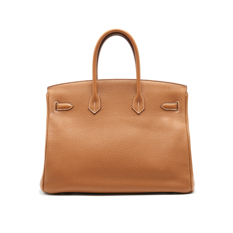 Hermes birkin35 Gold with GHW stamp Square P