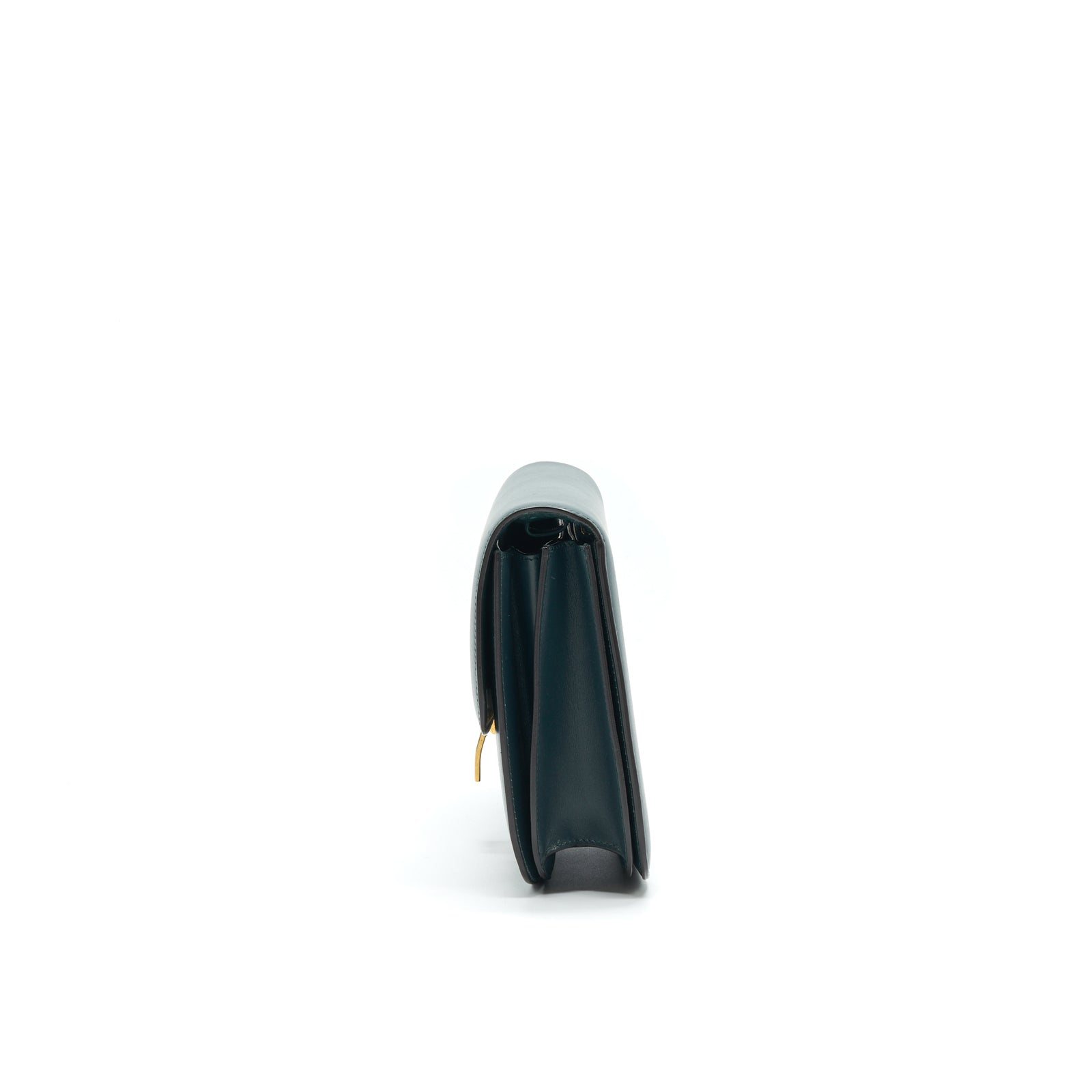 Celine Box Amazon Green calfskin Leather