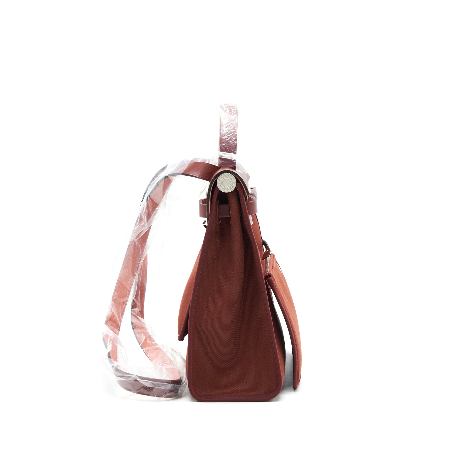 HERMES HERBAG ZIP 31 IN ROUGE H SHW