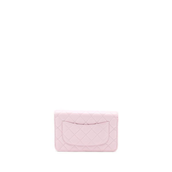 Chanel Classic Wallet On Chain Caviar Light Pink LGHW