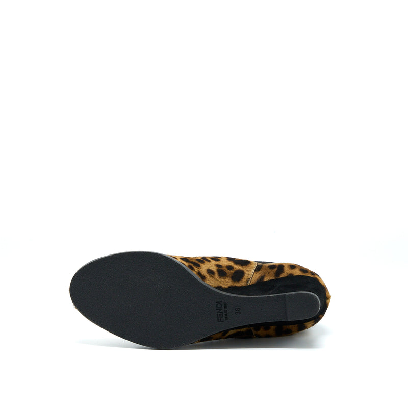 Fendi Size 36 Leopard Print Boots