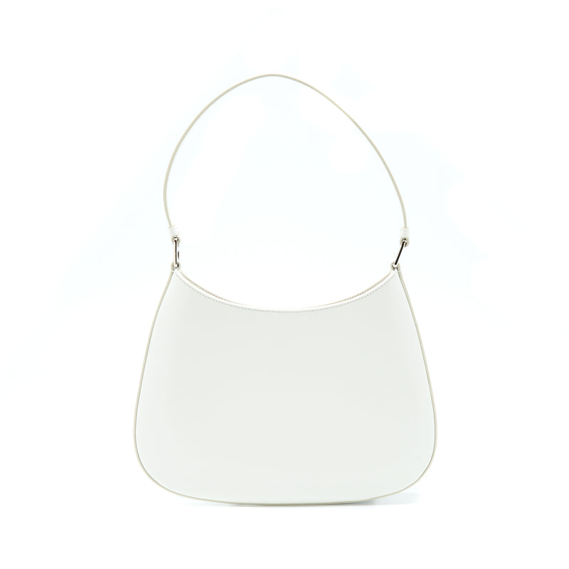 Prada Cleo Bag Calfskin White SHW