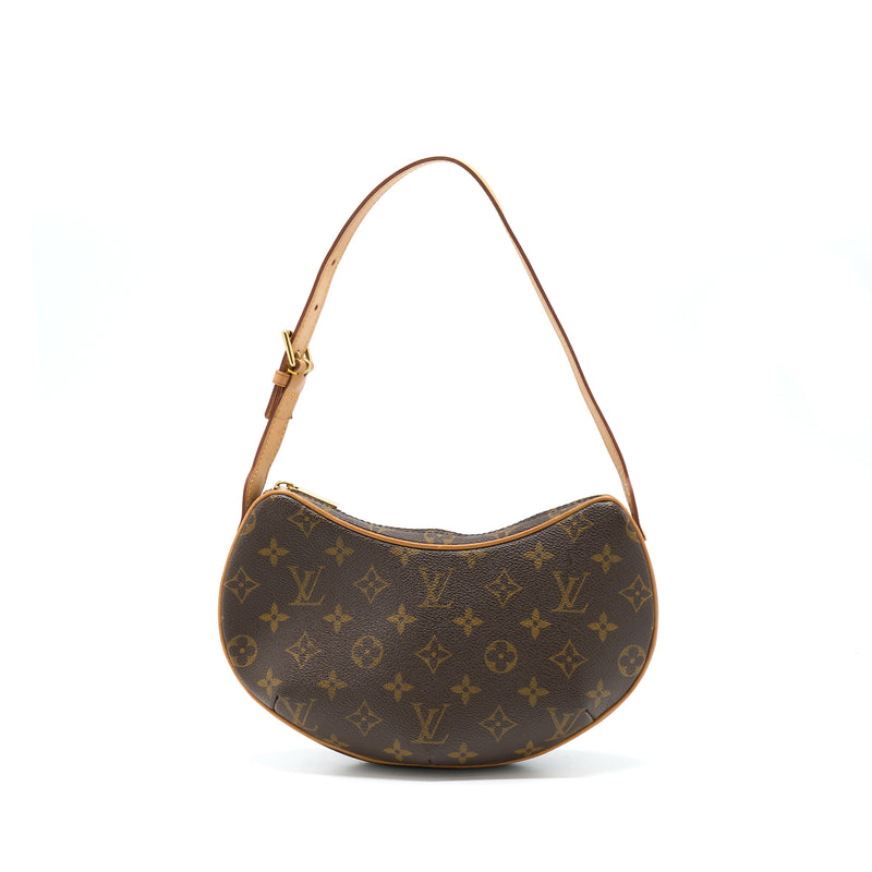 Louis Vuitton - Authenticated Croissant Handbag - Cloth Brown for Women, Good Condition